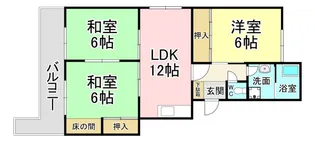 福岡県北九州市八幡西区下上津役4【マンション】の間取り