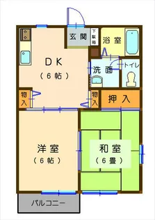 シャルマンA【2階】の間取り