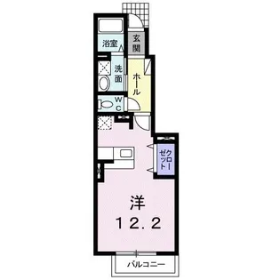 ジラソーレI【1階】の間取り