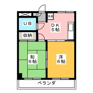 シティコーポパルナス美住町パート1【4階】の間取り