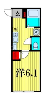 Ambition草加手代【2階】の間取り