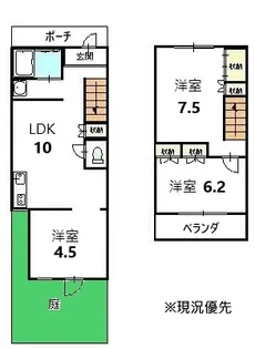 静岡県静岡市葵区西千代田町【一戸建】の間取り