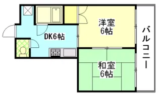 広島県広島市西区楠木町3【マンション】の間取り