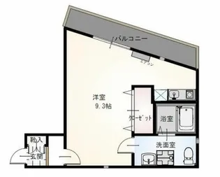 ビラビスタ津田沼【1階】の間取り