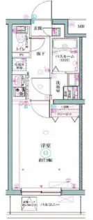 クレヴィスタ立石II【4階】の間取り