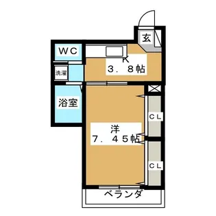 寺門レジデンス【2階】の間取り
