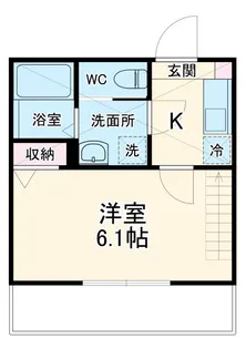 アザーレ・パッシオ新百合ヶ丘B【3階】の間取り