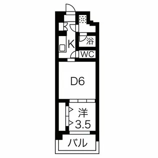 ファステート大阪マジョリティ【4階】の間取り