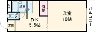メゾンハイツ啓【2階】の間取り