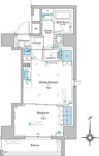 ルフォンプログレ大森西【4階】の間取り