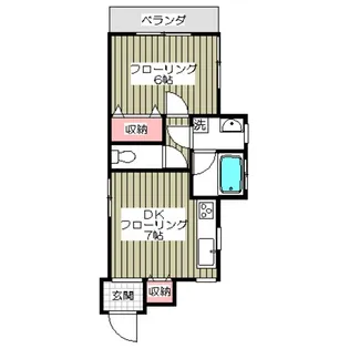 河合ビル 短期限【3階】の間取り
