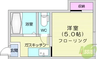 成田ハイツ【2階】の間取り