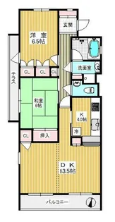 東京都大田区南雪谷4【マンション】の間取り