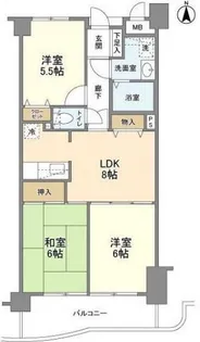 埼玉県さいたま市南区鹿手袋5【マンション】の間取り
