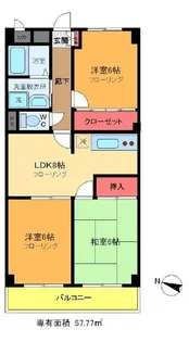 メゾン・リヴィエール【3階】の間取り