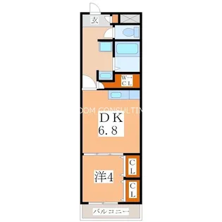 鹿児島県鹿児島市平之町【マンション】の間取り