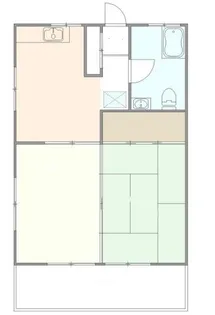 桂ハウス【1階】の間取り