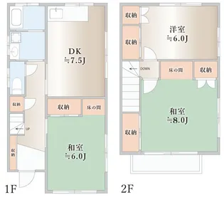 千葉県柏市藤心3【一戸建】の間取り