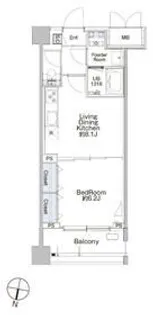 プロシード池上【2階】の間取り