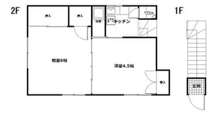 上原荘【2階】の間取り