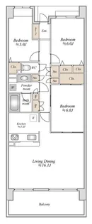 千葉県千葉市美浜区幸町1【マンション】の間取り