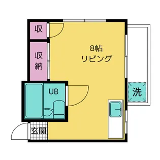 ガーデンハウス照【2階】の間取り