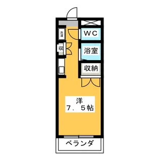 レジデンス本山【3階】の間取り