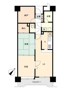 宮城県仙台市太白区泉崎2【マンション】の間取り
