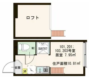 Prestige西巣鴨【2階】の間取り
