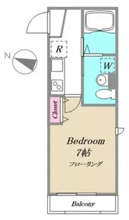プランタン大岡山【2階】の間取り
