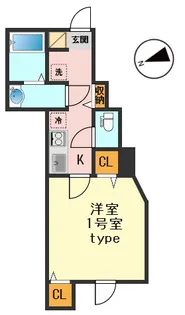 東京都江戸川区東小岩5【アパート】の間取り