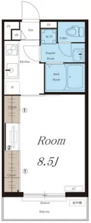 リブリ・GOLDII【3階】の間取り