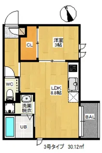 REGALEST CLASS南福岡【2階】の間取り