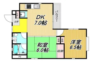 バウ園田【3階】の間取り