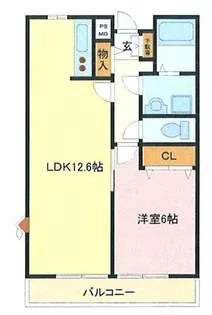 埼玉県さいたま市緑区大字中尾【マンション】の間取り