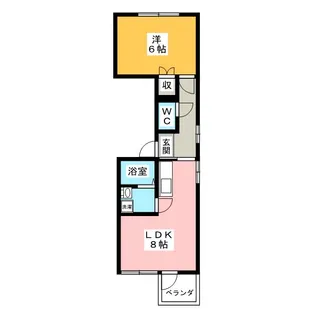 メゾン吾妻【4階】の間取り