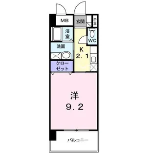 広島県福山市南今津町【マンション】の間取り