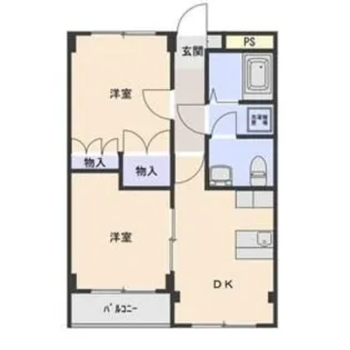 ドルフィン高井【1階】の間取り