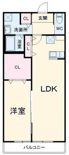ファビュラス・ヴェルム【1階】の間取り