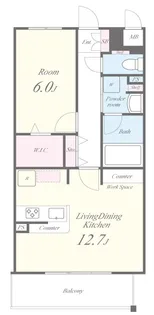 BELLE JOIE【1階】の間取り