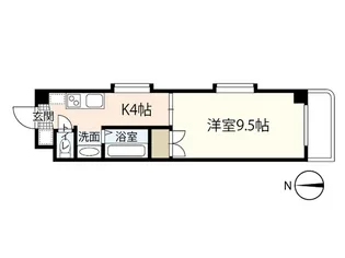 せせら弐番館【3階】の間取り