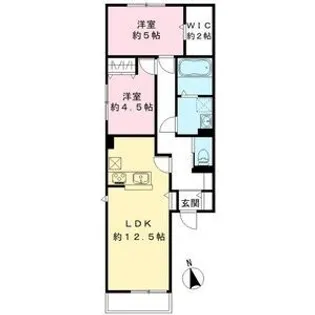 ユアメゾン速【1階】の間取り