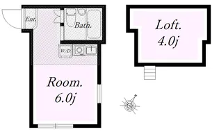 ユナイト藤棚エミール・フランソワ【1階】の間取り