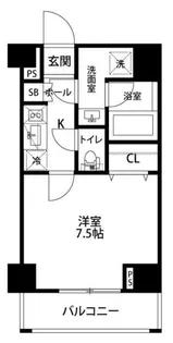 グラントゥルース本郷【3階】の間取り