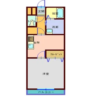 山形県山形市小白川町1【マンション】の間取り