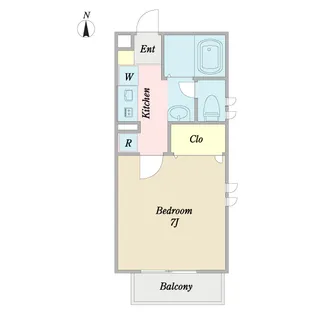 オプティムス阿佐ヶ谷【2階】の間取り