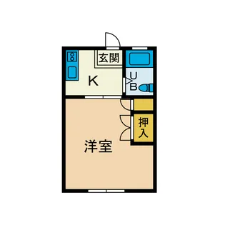 サンハイツMOCO【1階】の間取り