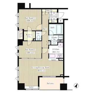 コクヨーレ日本橋【10階】の間取り