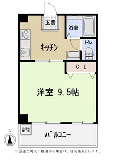 グローリーハイツ志水【2階】の間取り