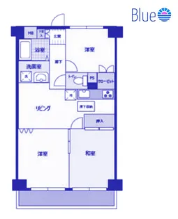 エンゼルハイム新杉田【1階】の間取り